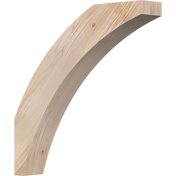 Ekena Millwork 3 1/2"W x 20"D x 20"H Thorton Smooth Knee Brace, Douglas Fir BRC04X20X20THR00SDF - main